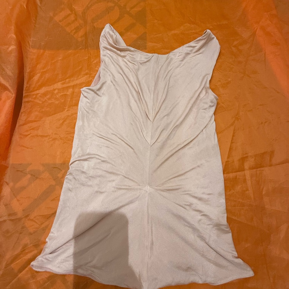 Christian Dior Elegant Cream Sleeveless Top soft sz 4
